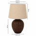 Bordlampe Alexandra House Living Brun Polyesterharpisk 220-240 V 27 x 40 x 27 cm