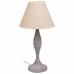 Galda lampa Alexandra House Living Balts Pelēks Metāls Drāna 220-240 V 23 x 46 x 23 cm