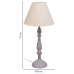 Bordlampe Alexandra House Living Hvid Grå Metal Klæde 220-240 V 23 x 51 x 23 cm