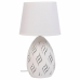 Bordlampe Alexandra House Living Hvit Metall Klut 220-240 V 18 x 31 x 18 cm