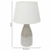 Desk lamp Alexandra House Living Silver Ceramic 14 x 36 x 14 cm