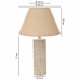 Lampă de masă Alexandra House Living Bej Polirășină 220-240 V 14 x 51 x 14 cm