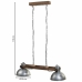 Deckenlampe Alexandra House Living Silber