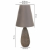 Bordslampa Alexandra House Living Silver Polyresin 220-240 V 18 x 46 x 18 cm