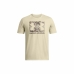 Kortærmet T-shirt til Mænd Under Armour ABC Camo Boxed Beige