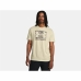 Heren-T-Shirt met Korte Mouwen Under Armour ABC Camo Boxed Beige