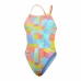 Costum de Baie Femei Speedo Speedo Allover Digital V-Back Albastru