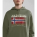 Kinderhoodie Napapijri B-Kreis H Donkergroen