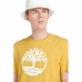 Ανδρική Μπλούζα με Κοντό Μανίκι Timberland Kennebec River Tree Logo Short Κίτρινο