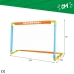 Baliza de Futebol Colorbaby 100 x 60 x 60 cm (4 Unidades)