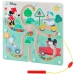 Doolhof Spel Disney Hout 22,5 x 1,5 x 22,5 cm