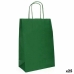 Borse Fama 21 x 11 x 29 cm Carta Con manici 25 Unità Verde scuro