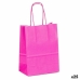 Bags Fama Magenta With handles 125 g/m² 15 x 8 x 21 cm (25 Units)