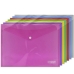 Document Holder Ingraf Plastic Multicolour Clasp A4 (10Units)