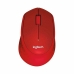 Bezvadu Pele Logitech M330 Silent Plus Sarkans 1000 dpi