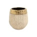 Planter Romimex Beige Gyllen Porselen 16 x 17 x 16 cm