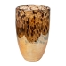 Vase Romimex Sort Gylden Glas Leopard 18 x 28 x 18 cm