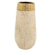 Vaas Romimex Beige Gouden Porselein 14 x 30 x 14 cm