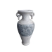 Vaso Romimex Branco Cinzento Terracota 28 x 60 x 28 cm Com pegas