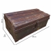 Valise décorative Alexandra House Living Marron Fer Style artisanal 35 x 26 x 69 cm