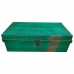 Decorative suitcase Alexandra House Living Green Iron Traditional style 40 x 25 x 76 cm