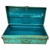 Decorative suitcase Alexandra House Living Green Iron Traditional style 32 x 21 x 61 cm