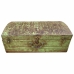 Valigia decorativa Alexandra House Living Verde Ferro Stile artigianale 38 x 25 x 59 cm