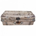 Decorative suitcase Alexandra House Living White Iron Traditional style 32 x 23 x 62 cm