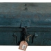 Valise décorative Alexandra House Living Bleu Fer Style artisanal 33 x 25 x 66 cm