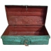 Decorative suitcase Alexandra House Living Green Iron Traditional style 35 x 27 x 66 cm