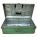 Decorative suitcase Alexandra House Living Green Iron Traditional style 41 x 32 x 74 cm