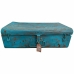 Decorative suitcase Alexandra House Living Blue Iron Traditional style 39 x 22 x 67 cm