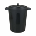 Cubo para la Basura Dem 100 L Negro 64 x 54 x 68 cm (3 Unidades)