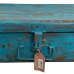 Valise décorative Alexandra House Living Bleu Fer Style artisanal 39 x 22 x 67 cm