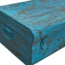 Valise décorative Alexandra House Living Bleu Fer Style artisanal 39 x 22 x 67 cm