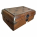 Decorative suitcase Alexandra House Living Brown Iron Traditional style 41 x 27 x 62 cm