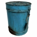 Decorative canister Alexandra House Living Blue Iron Traditional style 23 x 30 x 23 cm