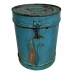 Decorative canister Alexandra House Living Blue Iron Traditional style 23 x 30 x 23 cm