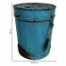 Decorative canister Alexandra House Living Blue Iron Traditional style 23 x 30 x 23 cm