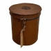 Decorative canister Alexandra House Living Brown Iron Traditional style 29 x 21 x 29 cm