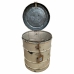 Bidon decorativ Alexandra House Living Crem Fier Stil artizanal 26 x 34 x 26 cm