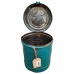 Decorative canister Alexandra House Living Blue Iron Traditional style 19 x 24 x 19 cm