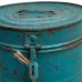 Decorative canister Alexandra House Living Blue Iron Traditional style 19 x 24 x 19 cm