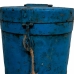 Decorative canister Alexandra House Living Blue Iron Traditional style 25 x 35 x 25 cm