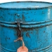 Decorative canister Alexandra House Living Blue Iron Traditional style 32 x 49 x 32 cm