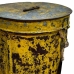 Decorative canister Alexandra House Living Yellow Iron Traditional style 22 x 26 x 22 cm