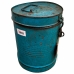 Decorative canister Alexandra House Living Blue Iron Traditional style 23 x 30 x 23 cm