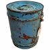 Decorative canister Alexandra House Living Blue Iron Traditional style 23 x 29 x 23 cm