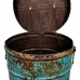 Decorative canister Alexandra House Living Blue Iron Traditional style 38 x 50 x 38 cm