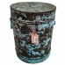 Decoratieve jerrycan Alexandra House Living Blauw Ijzer Traditionele stijl 34 x 44 x 34 cm